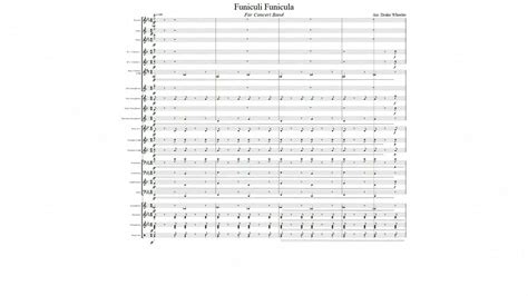 Funiculi Funicula - For Pep Band; Concert Band; Basketball Band; Jazz Combo